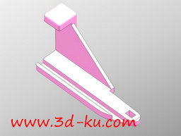 3D打印模型电脑的排风支架的图片
