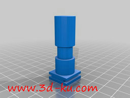 3D打印模型摄像机底座的图片