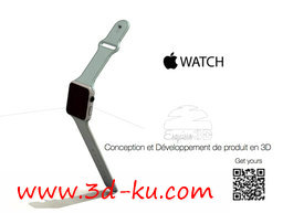 3D打印模型苹果iwatch手表的图片