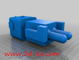 3D打印模型方脑袋的机器人的图片