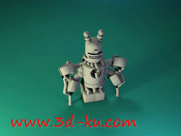 3D打印模型一个简易机器人的图片