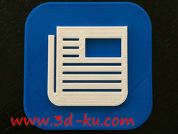3D打印模型IOS一款 RSS阅的图片