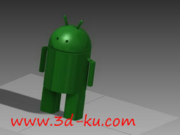 3D打印模型安卓的标志小绿人的图片