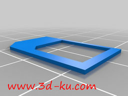 3D打印模型手机卡槽的图片