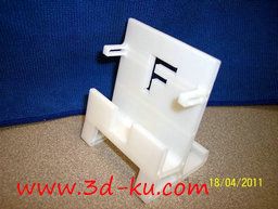 3D打印模型简单大方的手机座的图片