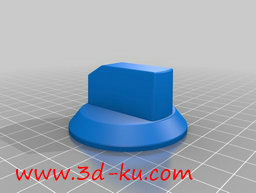 3D打印模型微波炉旋钮开关塑料外壳的图片