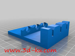 3D打印模型电动牙刷放置架的图片