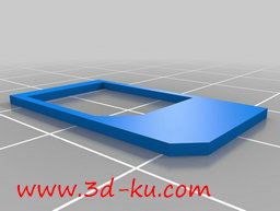 3D打印模型SIM卡适配器的图片
