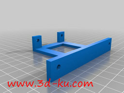 3D打印模型精美电子风扇支架的图片