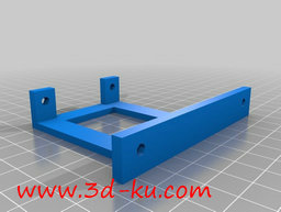 3D打印模型精美电子风扇支架的图片