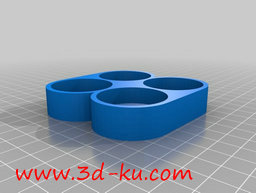 3D打印模型纽扣电池收集槽的图片