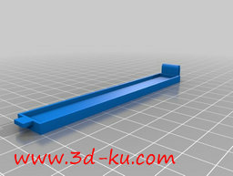 3D打印模型电视遥控器电池盒盖子的图片