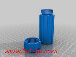 3D打印模型电池存储小瓶的图片