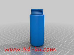 3D打印模型电池存储小瓶的图片