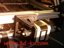 3D打印模型一款用于电机马达固定的图片