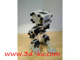 3D打印模型通过打印多个部件，最的图片