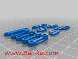 3D打印模型通过打印多个部件，最的图片