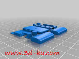 3D打印模型通过打印多个部件，最的图片