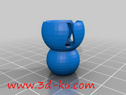3D打印模型爆米花数据线的图片