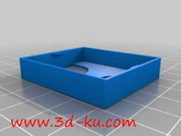 3D打印模型备用电池电池盒的图片