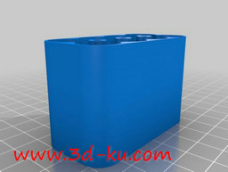 3D打印模型圆柱电池盒的图片