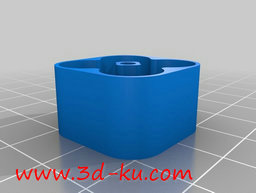 3D打印模型圆柱电池盒的图片