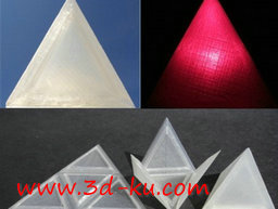 3D打印模型柏拉图LED灯的图片