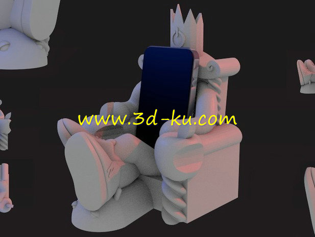 椅子状手机支撑模型的图片1