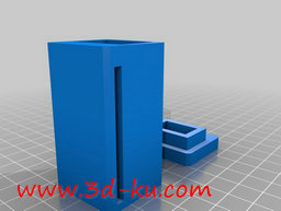 3D打印模型简易的9V电池座的图片