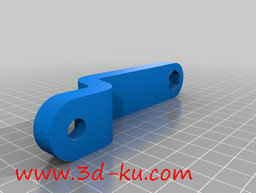 3D打印模型通过摇动手柄带动鼓风机的图片