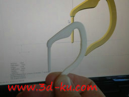 3D打印模型耳机耳片替换品的图片