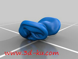 3D打印模型耳机缠绕器的图片
