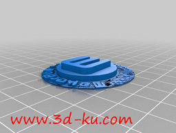 3D打印模型Makerbot立体硬币的图片