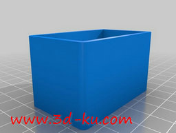 3D打印模型电池托盘箱的图片