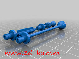 3D打印模型笨拙机器人的图片