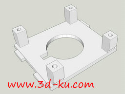 3D打印模型户外摄像机安装架的图片