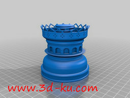 3D打印模型维多利亚风格的飓风灯的图片