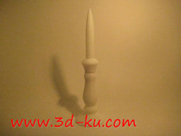 3D打印模型蜡烛状台灯的图片