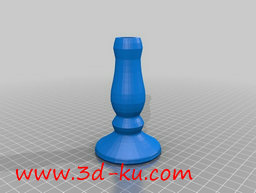 3D打印模型蜡烛状台灯的图片