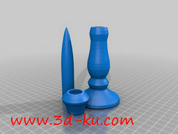 3D打印模型蜡烛状台灯的图片