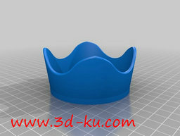 3D打印模型佳能镜头罩的图片