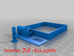 3D打印模型旧风格的电视的图片