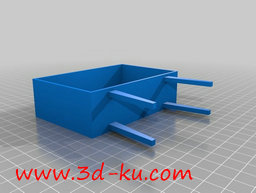 3D打印模型旧风格的电视的图片