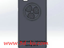 3D打印模型可以旋转的齿轮iPhone 6手机壳的图片