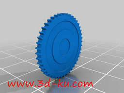 3D打印模型可以旋转的齿轮iPhone 6手机壳的图片