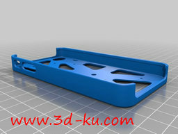 3D打印模型动感的机械造型的手机壳的图片