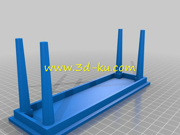 可openscad软件打开的scad文件模型的图片2