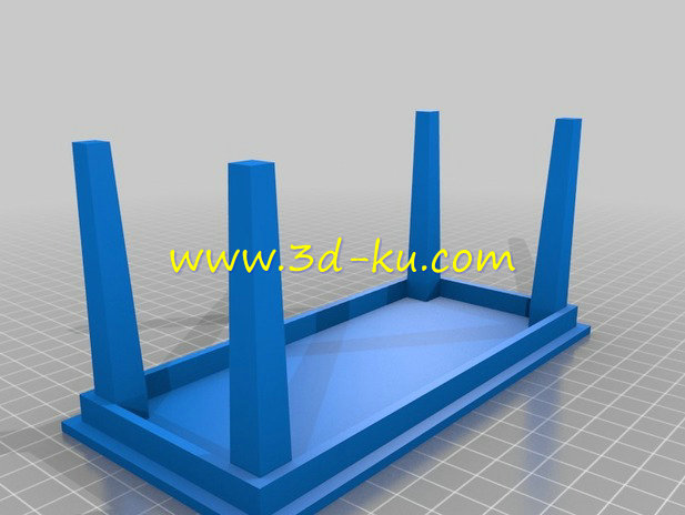 可openscad软件打开的scad文件模型的图片3