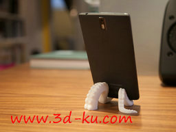 3D打印模型大屏手机或平板支撑架的图片