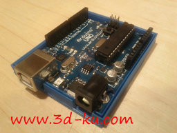 3D打印模型Arduino电路版支撑架的图片